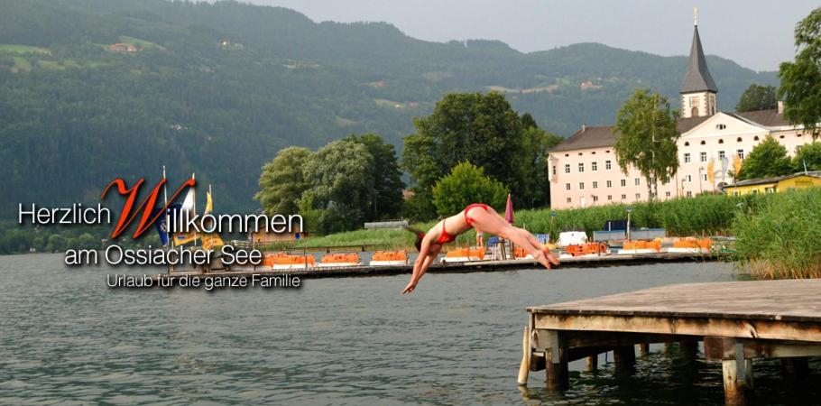 Gaestehaus Krappinger/Pizzeria Mamma Mia Ossiach Ngoại thất bức ảnh